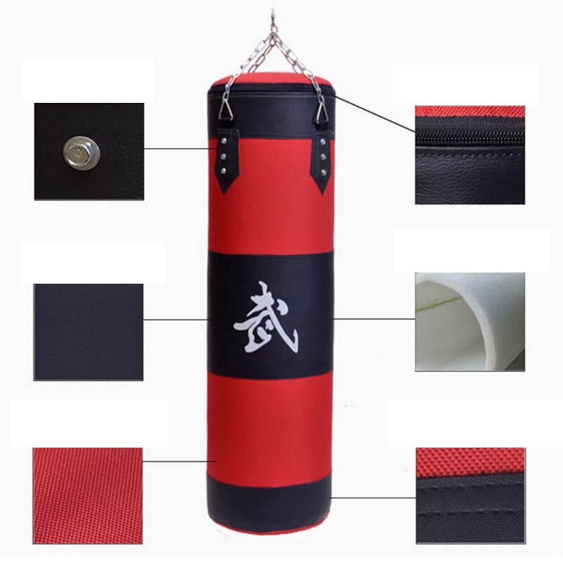 Empty Training Fitness Mma Boxing Bag Hook Hanging Kick Fight Bag Sand Punch Punching Bag Sandbag