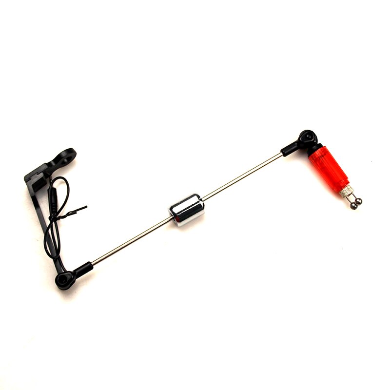 Hirisi Tackle Karpfenangeln Swinger, LED-Alarm, Bissanzeiger Set Rot Gelb Blau Grün 4 im Koffer