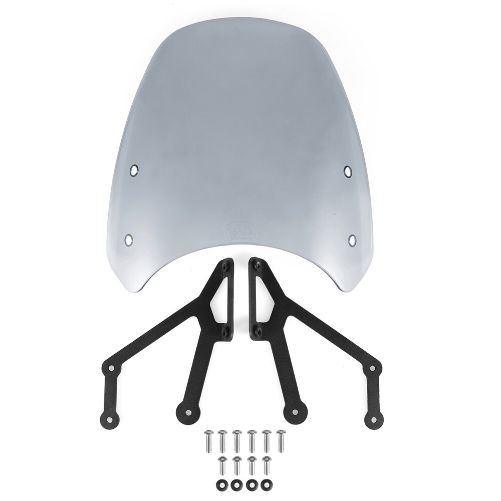 Motorcycle Accessories Windscreen Windshield for YAMAHA XSR700 Flyscreen Wind Screen: Silver