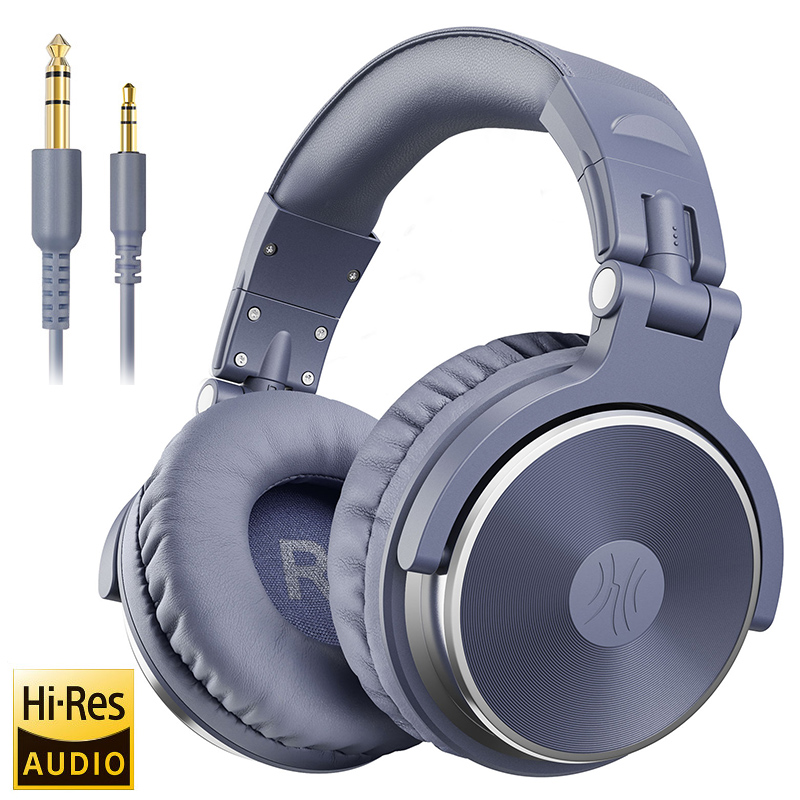 Oneodio-auriculares supraaurales de alta fidelidad para estudio, DJ, Monitor con cable, auriculares para juegos de música, auriculares para teléfono, ordenador, PC con micrófono: Oro