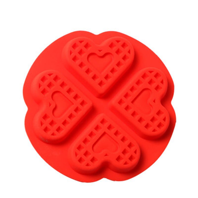 ULKNN Silicone Waffle Mold bakeware DIY Chocolate waffle Modle Kitchen Cooking Cake Makers Tool Kitchen Accessories: 4 love