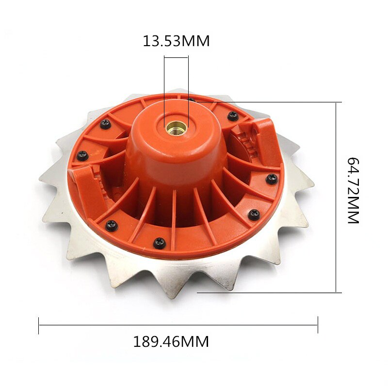 Grass Trimmer Head Steel Trimming Head Cutter Mower Wire Weeding Head For Lawn Mower Garden Desbrozadora Chainsaw Home Cocina