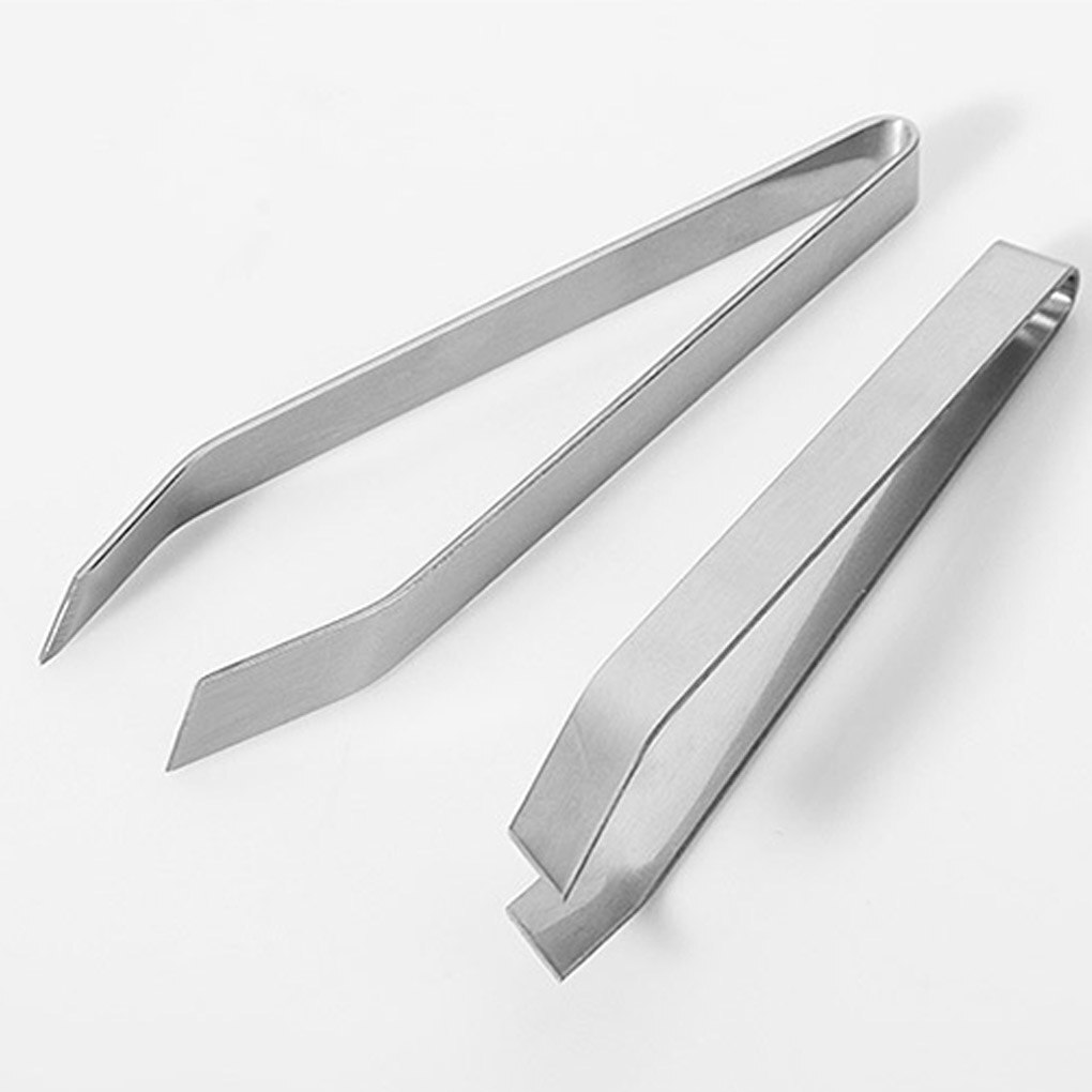 Pinzas para quitar espinas de pescado, pinzas de acero inoxidable para recoger mariscos, artesanía, herramienta de mariscos, , 1 ud.