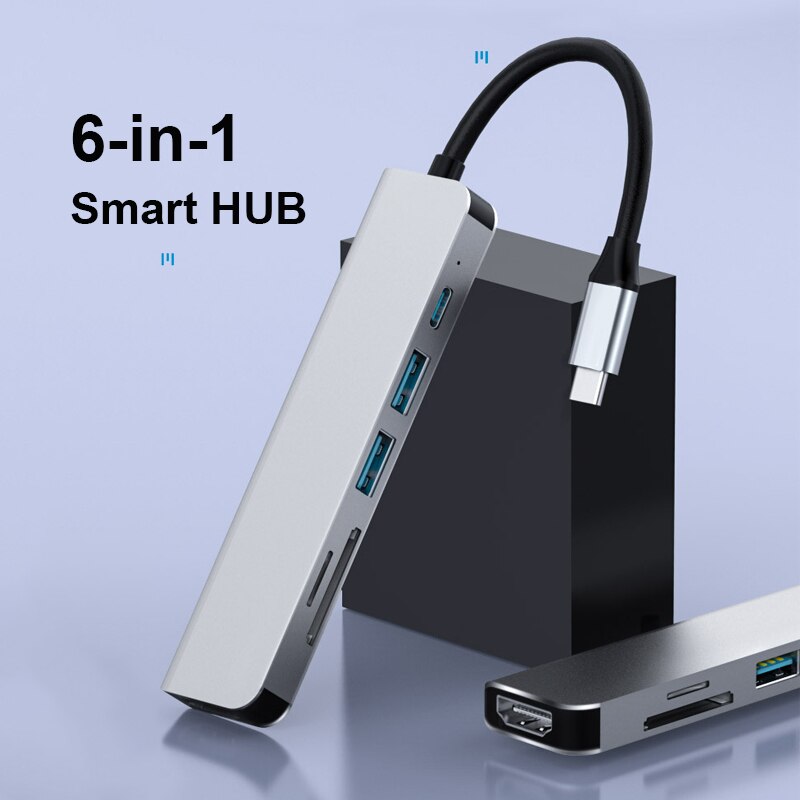 USB C HUB Type C to Multi USB 3.0 HDMI Card Reader Adapter Dock for MacBook Pro Huawei Mate 30 p30 USB-C 3.1 Splitter Hub