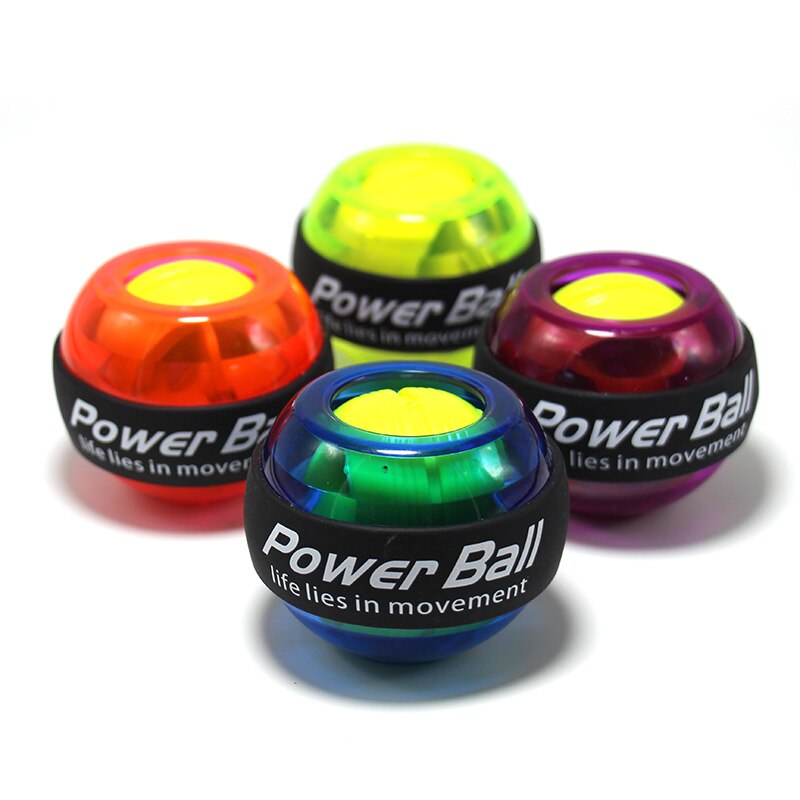 Bola giroscópica de muñeca brillante Bola de entrenamiento de muñeca LED para brazo más fuerte dedos huesos de muñeca y ejercicio de fuerza muscular