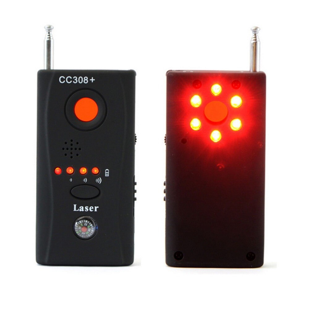 Wireless Camera Signal Detector Multi-function CC308 + radio Wave Signal Camera Detector Full Range Wifi RF GSM Device Finder