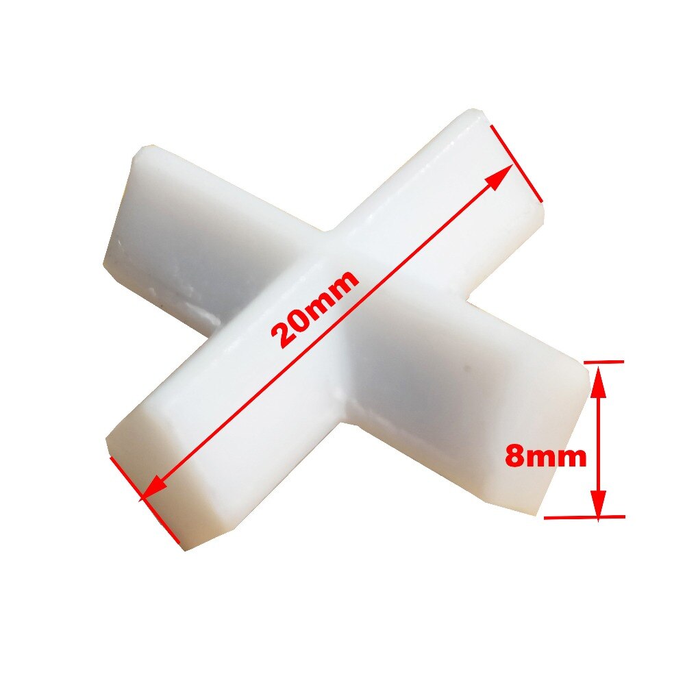 E8x20mm PTFE Magnet Rührer Rührgerät Rühren Riegel PTFE Kreuz bilden Rühren Riegel weiß Dreh Riegel, 3 stücke