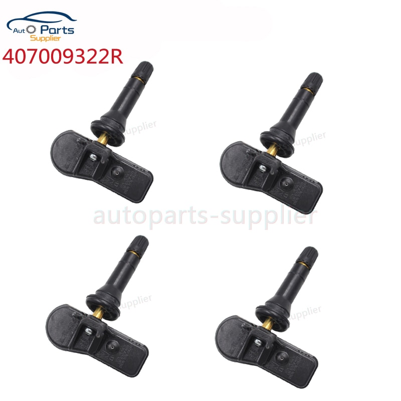 4 pcs TPMS Tire Pressure Sensor For Dacia Duster Lodgy Sandero Renault Kangoo Clio Captur Smart 407009322R