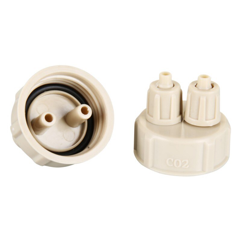 2 pcs Homemade CO2 DIY reactor with quick cap Aquarium CO2 System Fish Tank Live Plant DIY Air