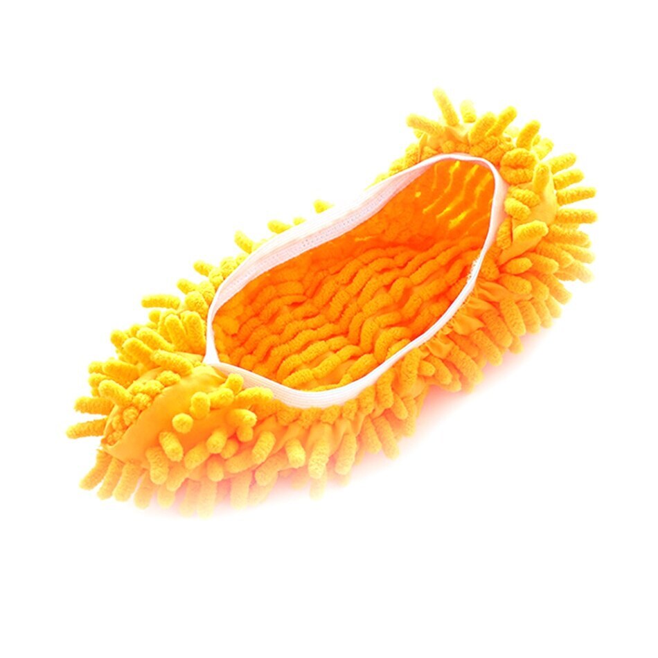 Fregona mágica para suelo, 2 uds., fregona para polvo, limpiador de suelo para casa, limpieza de polvo para pies: Orange 1pcs