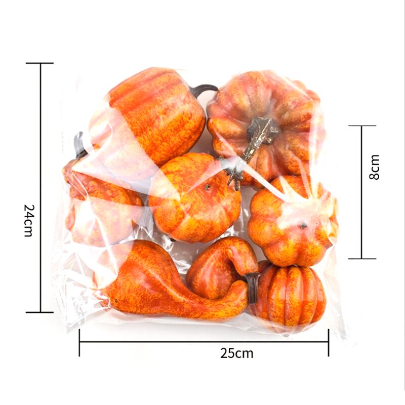 Halloween kunstige græskar ahorn fyr kegle taksigelse dag hjem fest dekoration diy håndværk hjem fødselsdagsfest bryllup dekoration