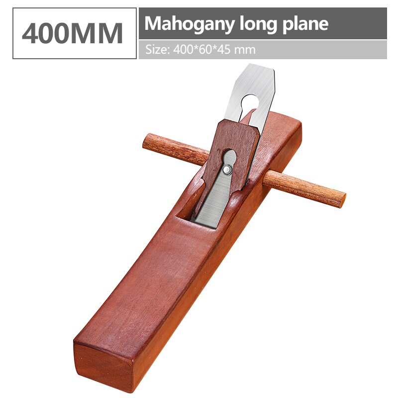 DTBD Woodworking Hand Planer Wood Planer Tool Flat Plane Bottom Edge Wood Trimming Tools For For Carpenter Woodcraft Tool: 400MM Mahogany