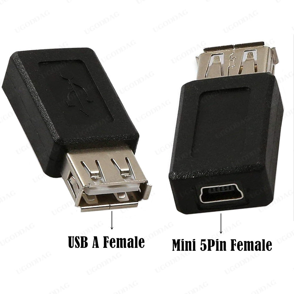 USB 2.0 Type A Male & Female to Micro USB & Mini USB 5Pin Female Adapter Plug Converter USB 2.0 to Mini USB Micro USB Connector