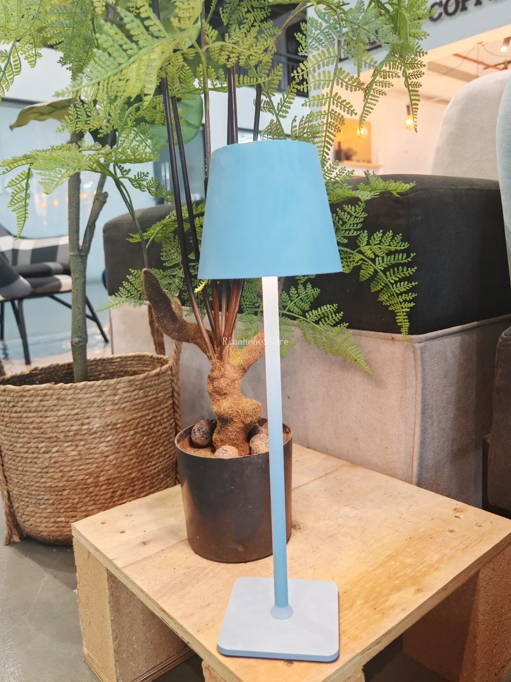 Moderne Nacht Wiederaufladbare LED Licht berühren Licht Bar Kreative Nachtlicht Augenschutz Camping Lichter Wohnkultur: Blau