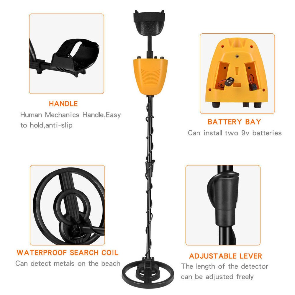 MD-5090 Underground Metal Detector High Precision Gold Treasure Detectors Metal Finder Treasure Hunter Gold Digger Metal Seeker