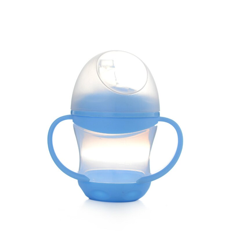 Tasse à bec de canard, gobelet d&#39;alimentation pour bébé, apprendre à boire avec poignée, gobelet d&#39;entraînement pour enfants, gobelet à boire pour bébé: Blue