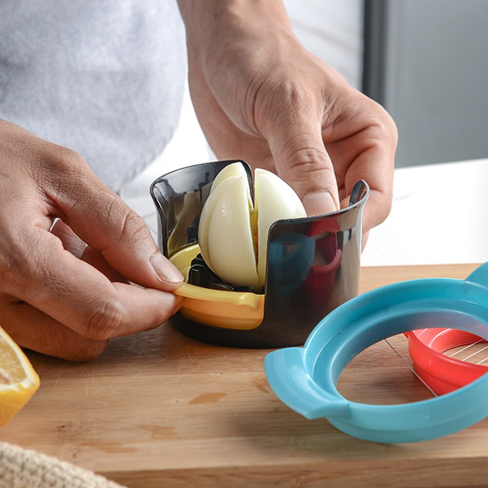 Splitter Home Stainless Steel Wire Kitchen Tool 3 In 1 Ergonomic Dishwasher Safe Divider Cutter Compact Eggs Slicer Easy Clean