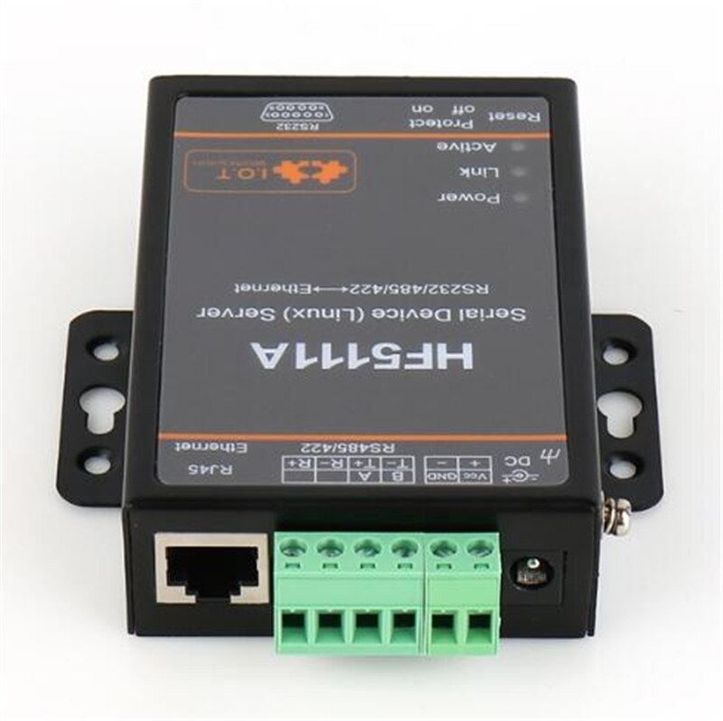 Ce Fcc Offical 5111A RJ45 RS232/485/422 Naar Ethernet Linux Seriële Poort Server Converter Apparaat Industriële