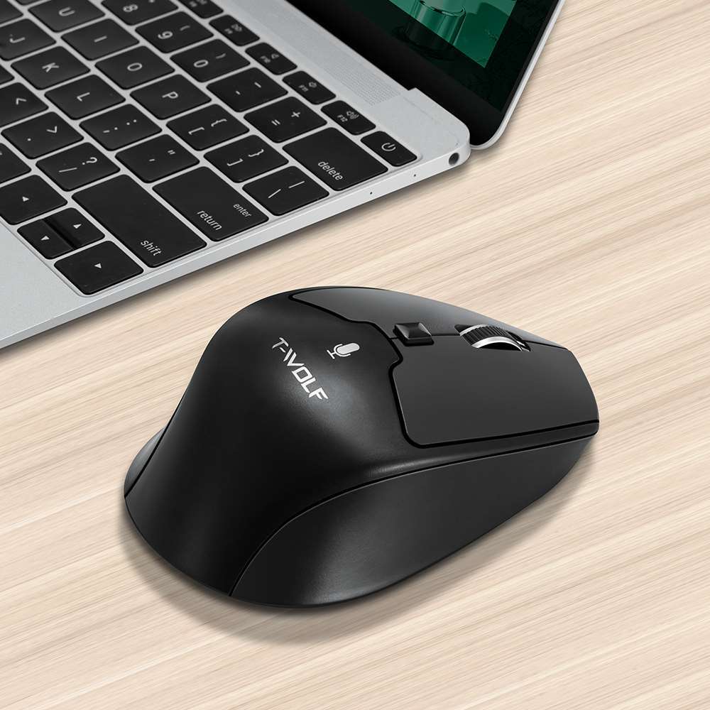AI Smart Voice Mouse Ranslation Mouse Rechargeable Desktop Laptop Business Office Wireless Voice-controlled Talking Typing Mouse