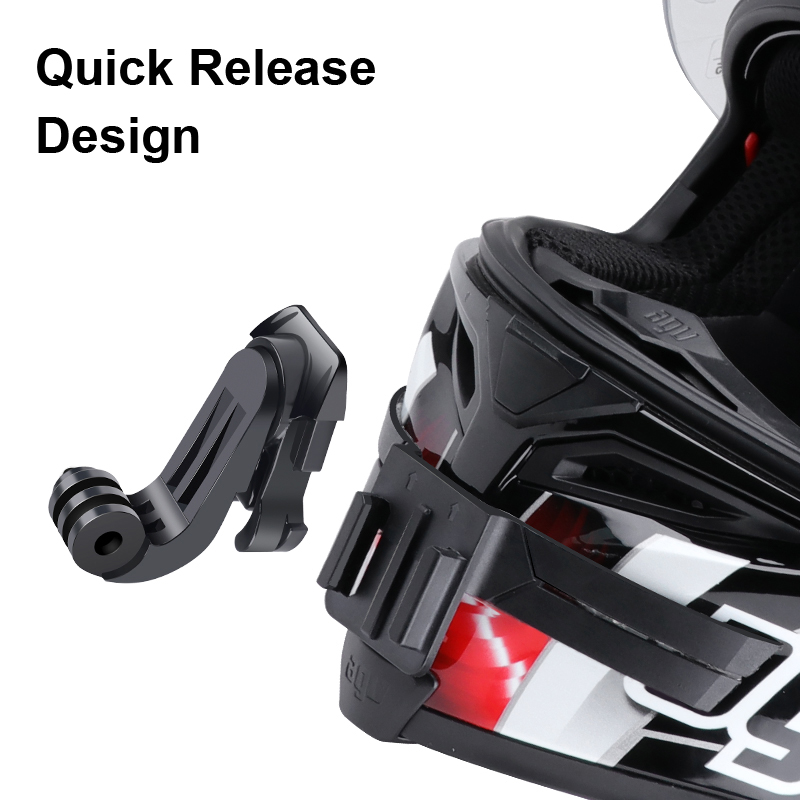 Hebilla de gancho en J giratoria 360, adaptador de liberación rápida, montaje de Base para GoPro Hero 12 11 10 9 Yi DJI, accesorios de Cámara de Acción