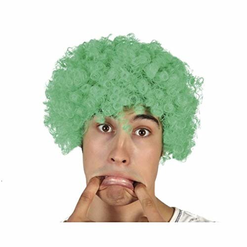 Atosa Peluca de Payaso Rizada: green