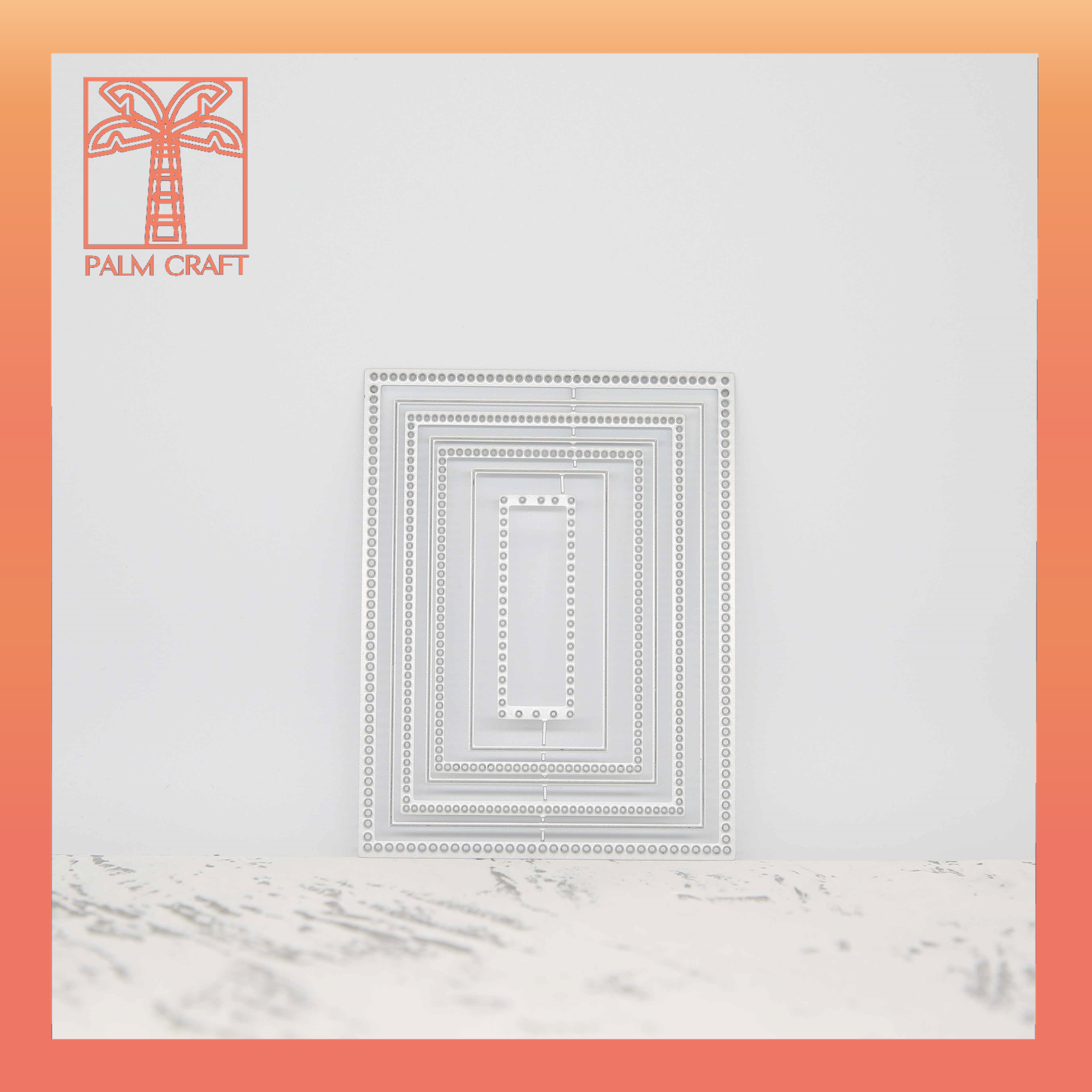 Rectangle Border frame metal die cutting dies set DIY decorative Scrapbook Paper Card die cut Crafts embossing Stencil