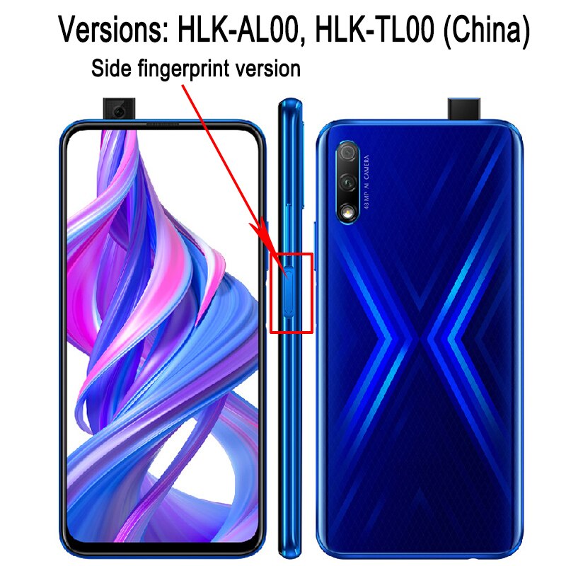 Getest 6.59 "Display Vervanging Voor Huawei Honor 9X Lcd China Versie HLK-AL00 HLK-TL00 Touch Screen Digitizer Vergadering