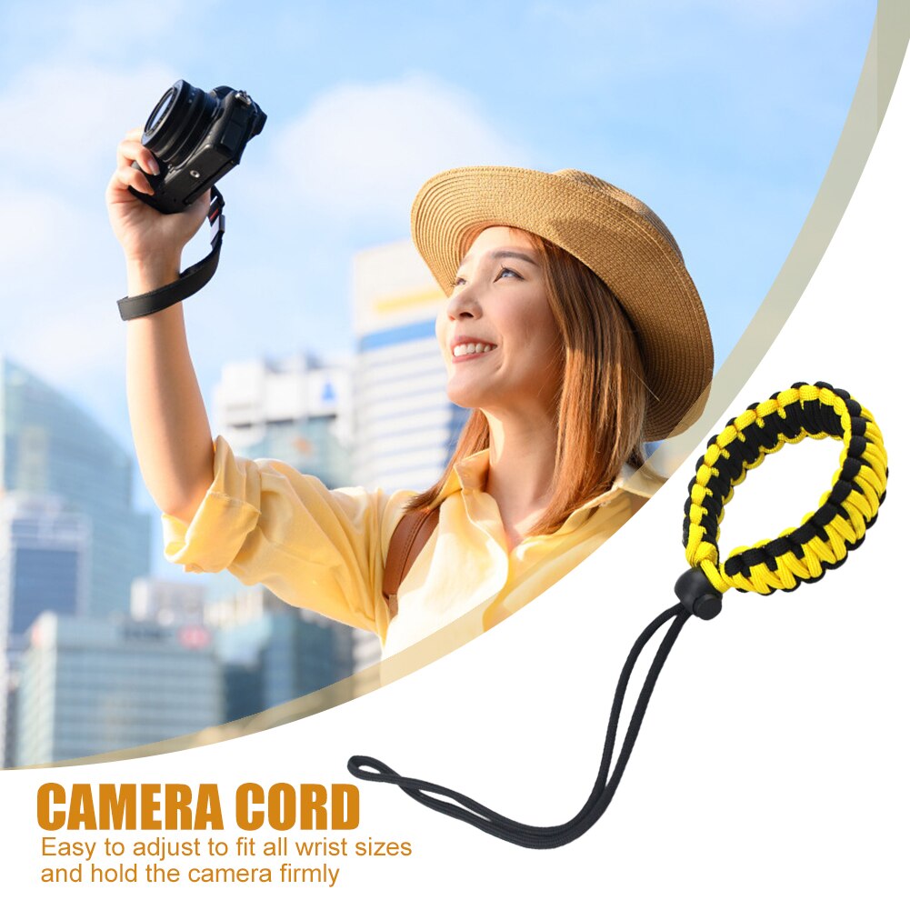 Adjustable Wrist Strap Hand Lanyard Rope for DSLR Camera Adjustable Wrist Lanyard Strap Grip Paracord