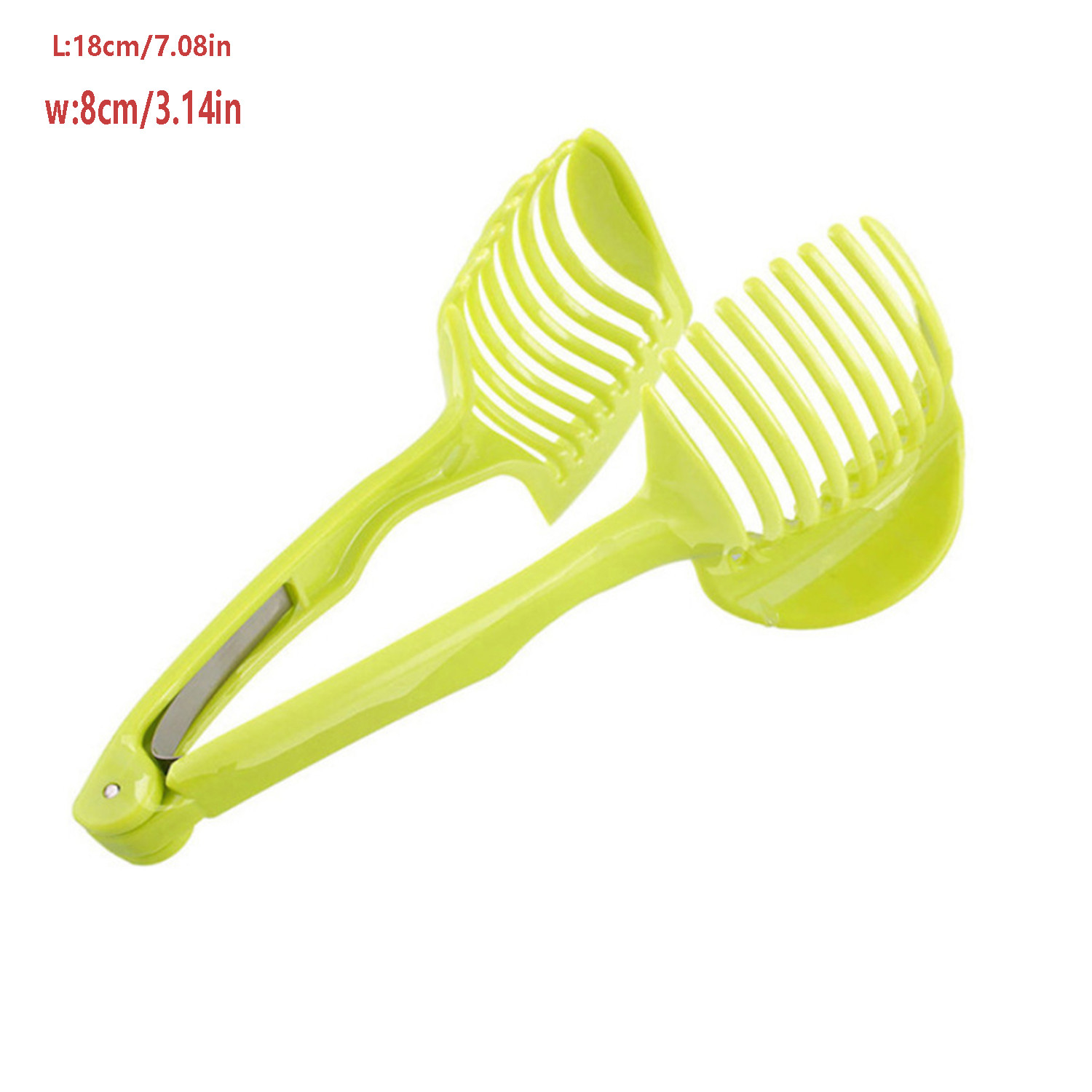 1 pz cucina in plastica affettatrice di patate portatile taglia pomodoro utensile taglio limone accessori da cucina