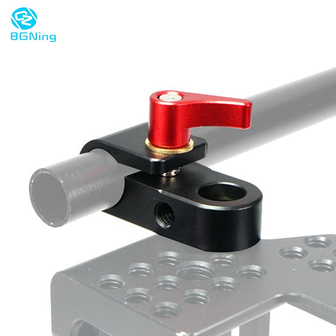 BGNing 15mm Rod Rail Clamp 15mm Rig Mount DSLR Camera Rig Rod Clamp Photography Equipment for Camera Cage Handle Monitor