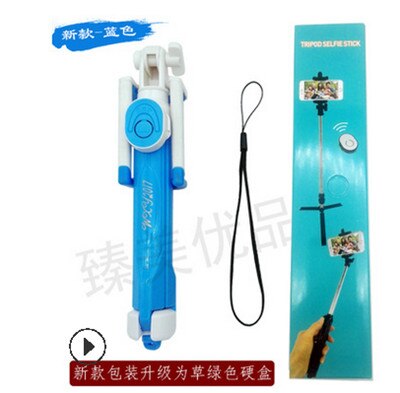 Pymh Bluetooth Selfie Stick Remote Uitschuifbare Handheld Selfie Self Telefoon Stok Monopod Bluetooth Sluiter Statief: D