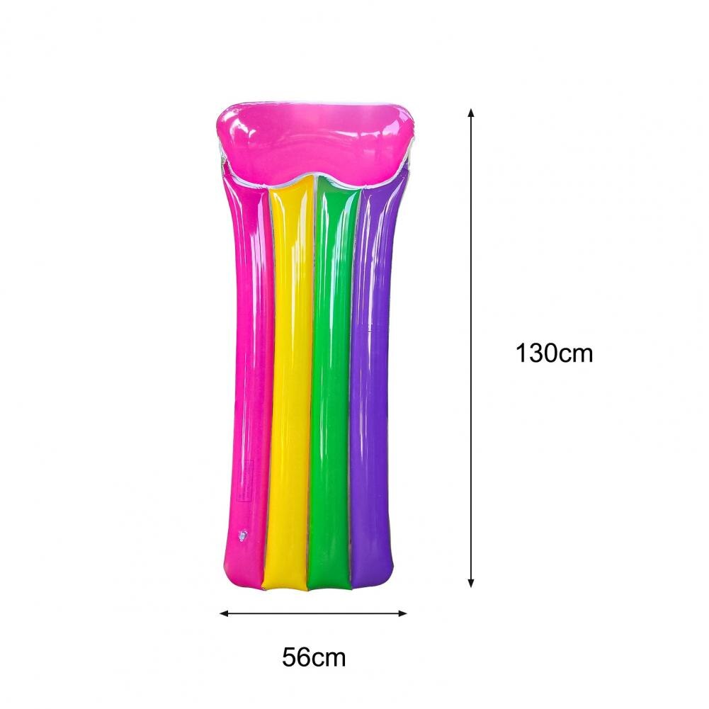 Opblaasbaar Zwembad Lounger Transparante Herbruikbare Pvc Creatieve Multicolor Wasbare Pool Float Voor Zomer Partijen
