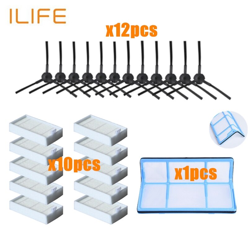 Filtro principal para cepillo de aspiradora, para ilife v1 v5 v5s V3 V3s v5pro ilife V50 V55 x5 v5s pro, piezas de robot aspirador: ilife-V3V5ZUHE23