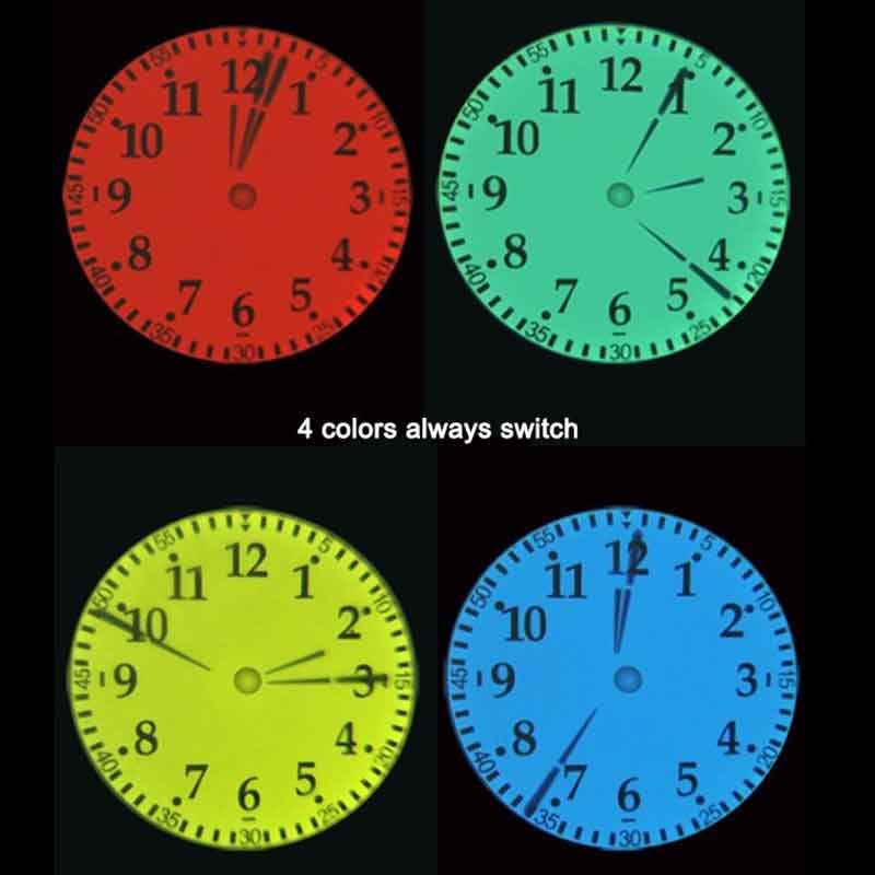 Romersk led projeksjonsklokke digital led projeksjon hengende veggklokke personlighet elektronisk fjernkontroll klokke