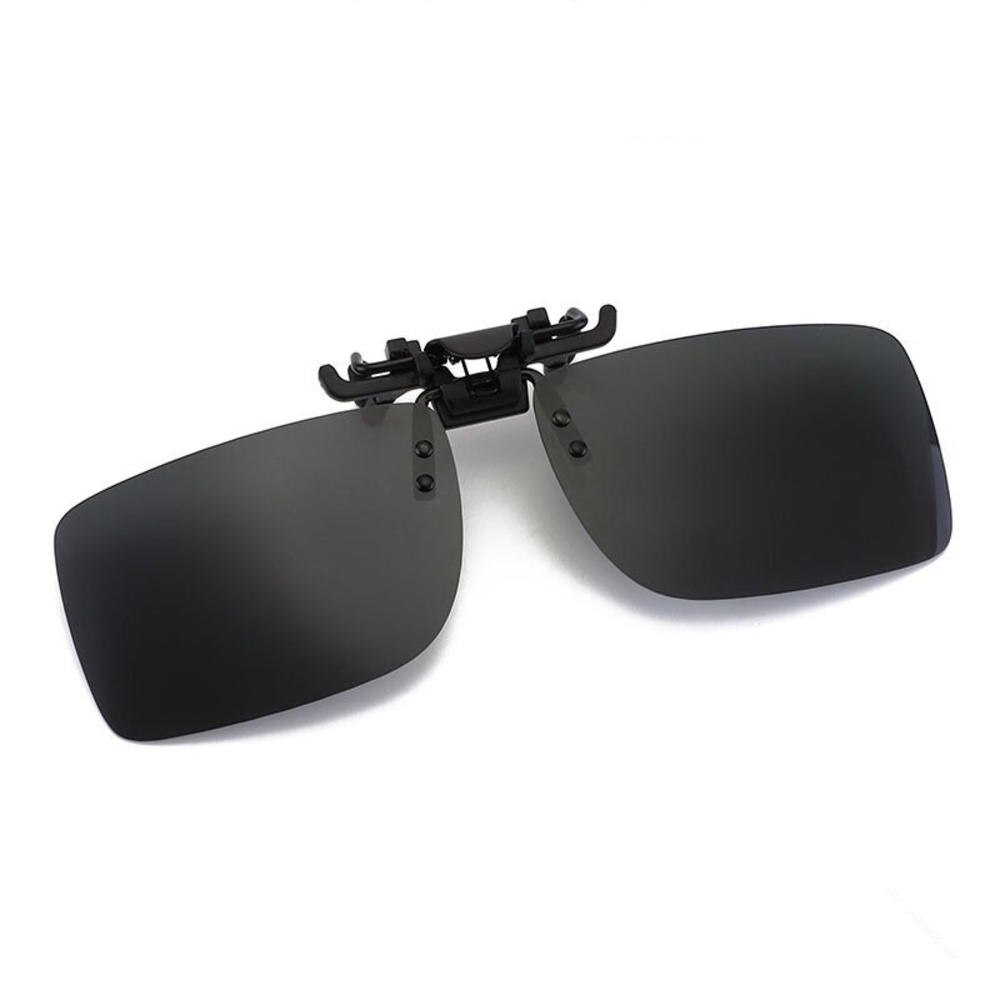 Polarized Clip On Sunglasses Men Women Near-Sighted Driving Night Vision Eyewear UV400 Cycling Fishing Glasses Clip: E