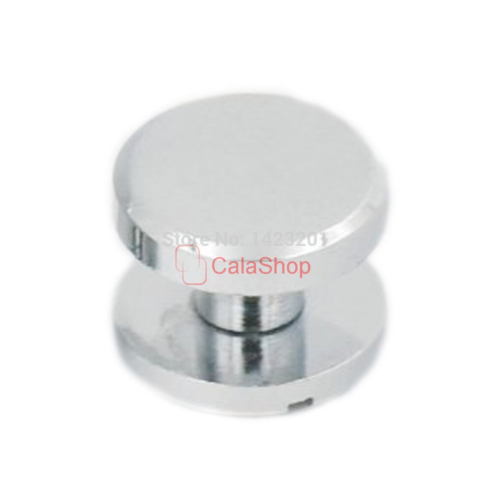 10 stks/partij Massief Messing 4mm 6mm 8mm 10mm 12mm 15mm Knop Stud Schroef nail Vliegtuig Screwback Lederen Riem Chrome