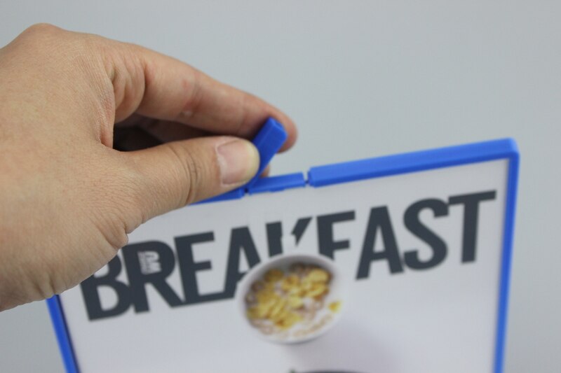 A4 Table Menu Sign Display Card Tag Label Holder Frame Price Menu Display Stand Billboard Rack Table Picture Frame display rack