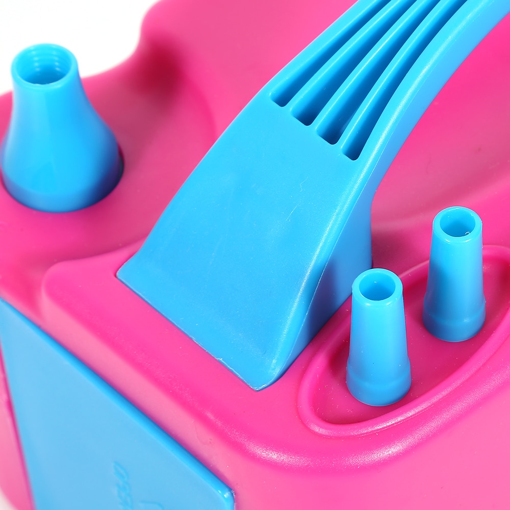 Portable Electric Balloon Inflator Pump Double Hole Nozzle Air Compressor Inflatable Electric Balloon Pump Air Blower Eu/US Plug