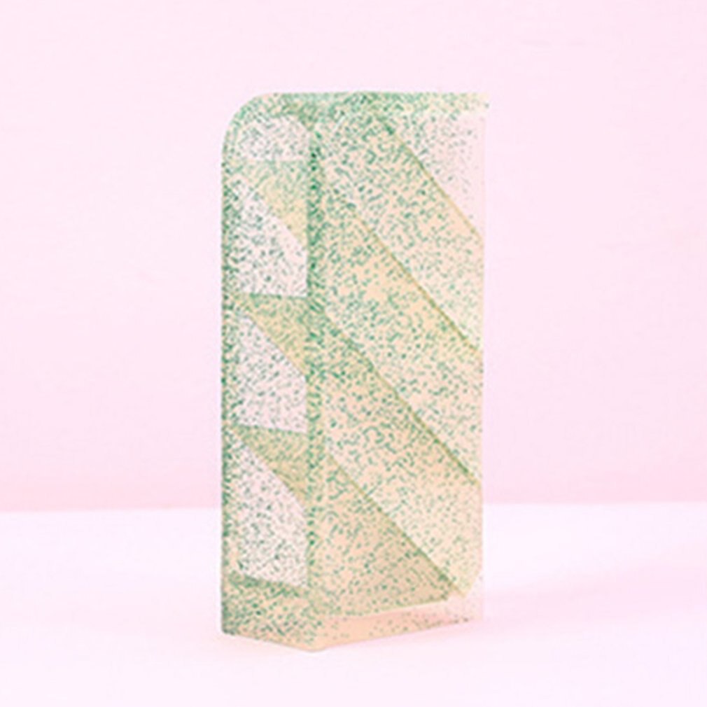 Multi-Function Desktop Pen Pencil Holder bureau organizer desk storage box office accessories organizador de escritorio: Transparent green
