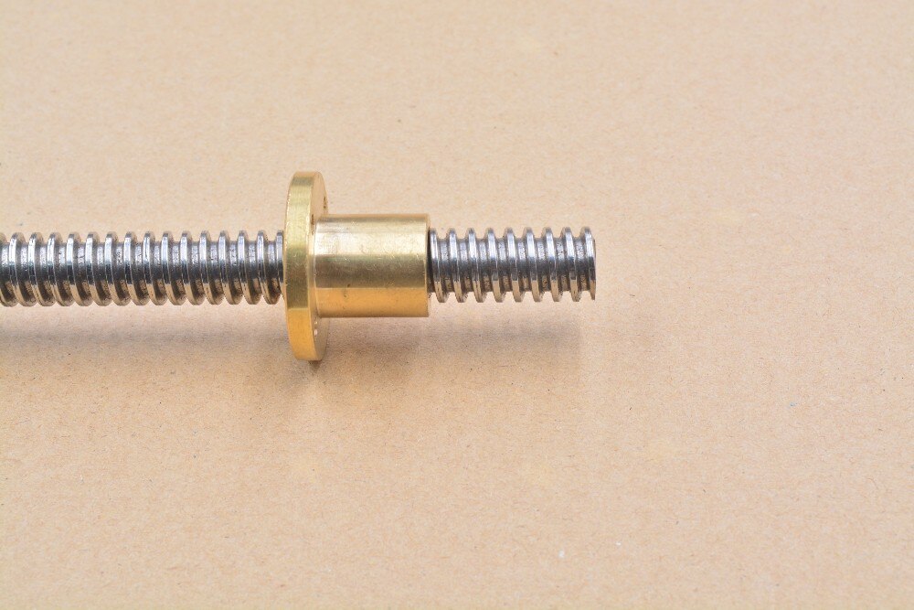 Vis trapézoïdale avec écrou en acier inoxydable 304, longueur 1000mm, plomb 3mm 4mm 8mm