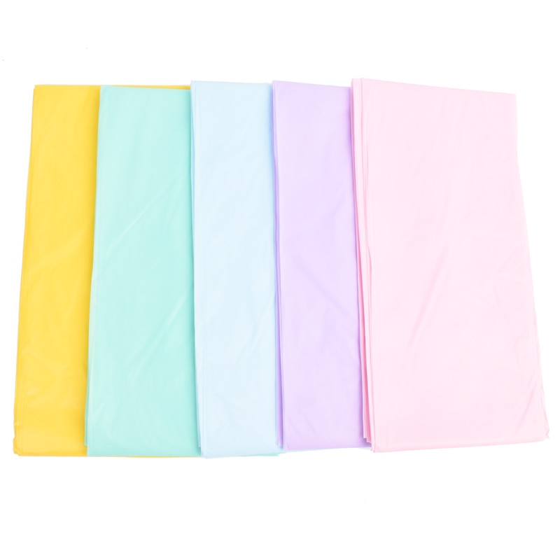 137cm*274cm blå/lyserøde duge regnbue pastel festdekoration dåb macaron farve baby shower 1st fødselsdag dug