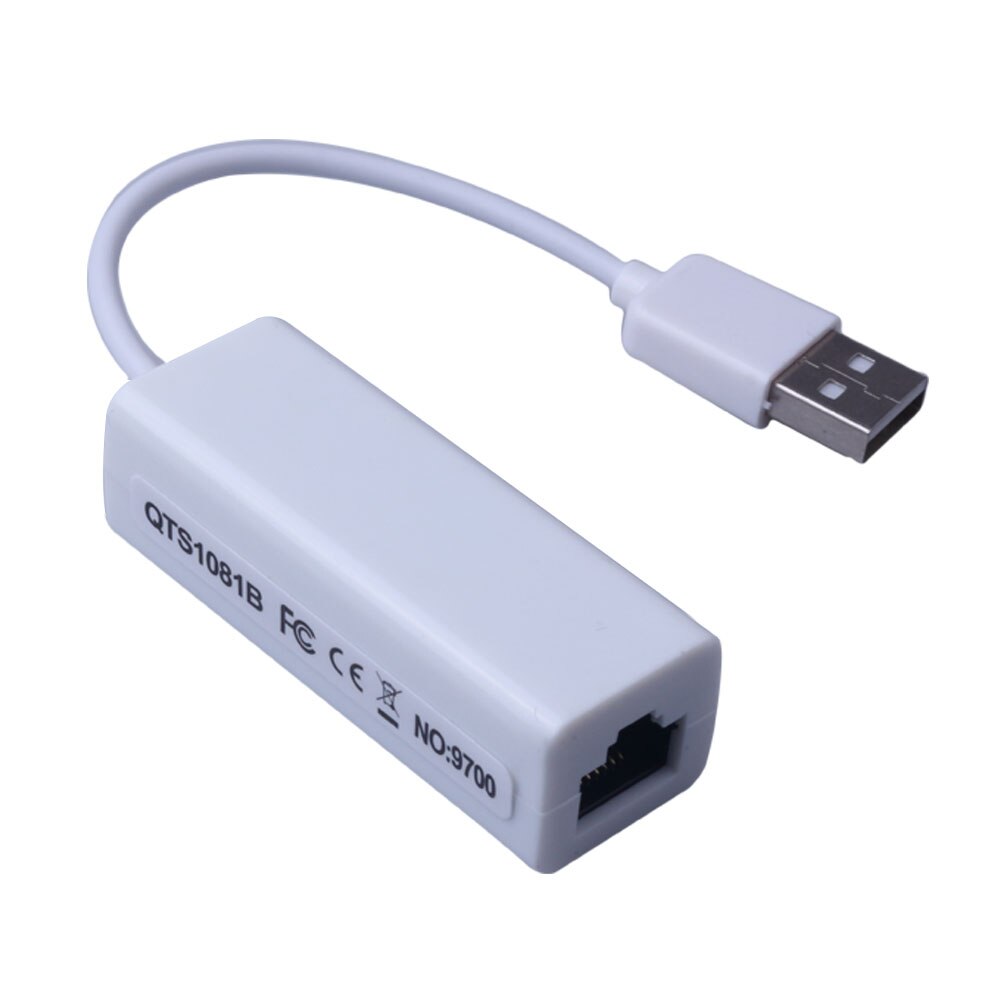 Ethernet USB 2.0 to RJ45 Male to Female Network Card Lan Adapter 10/100Mbps for Mac OS Android Tablet LapPC Windows 7 8 10