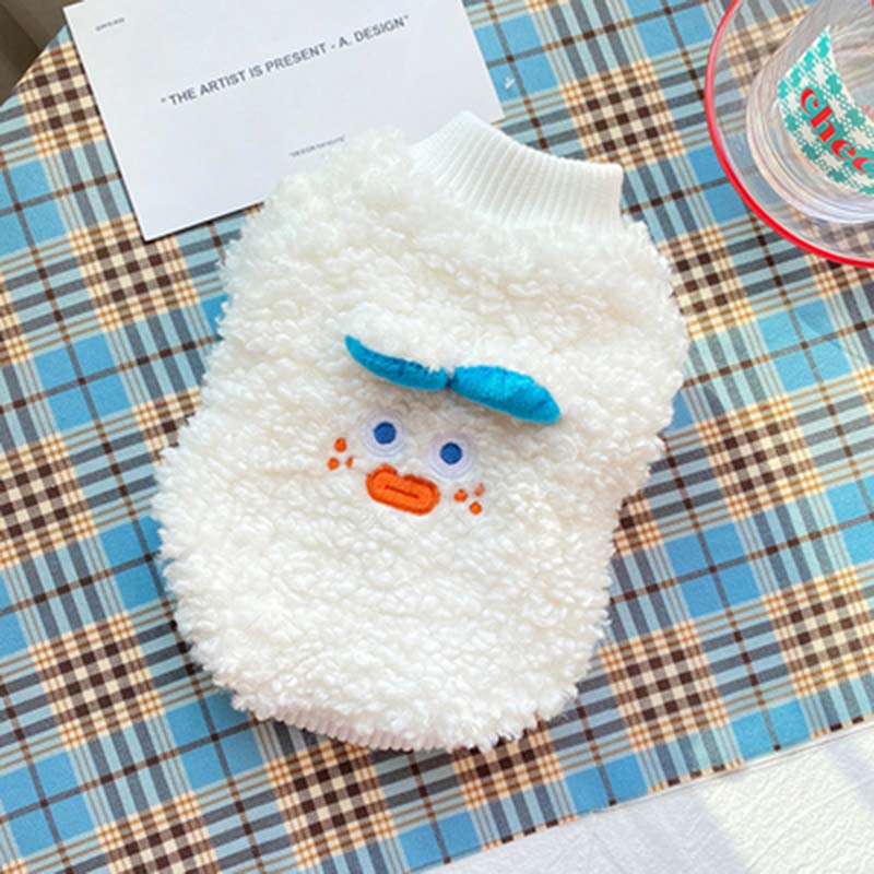 Trudne słodkie śmieszne zwierzęta domowe są ubrania wyściełane bawełną plus aksamitna grube ubrania dla misia zimowe ciepłe średniej wielkości ubrania dla psów kotów