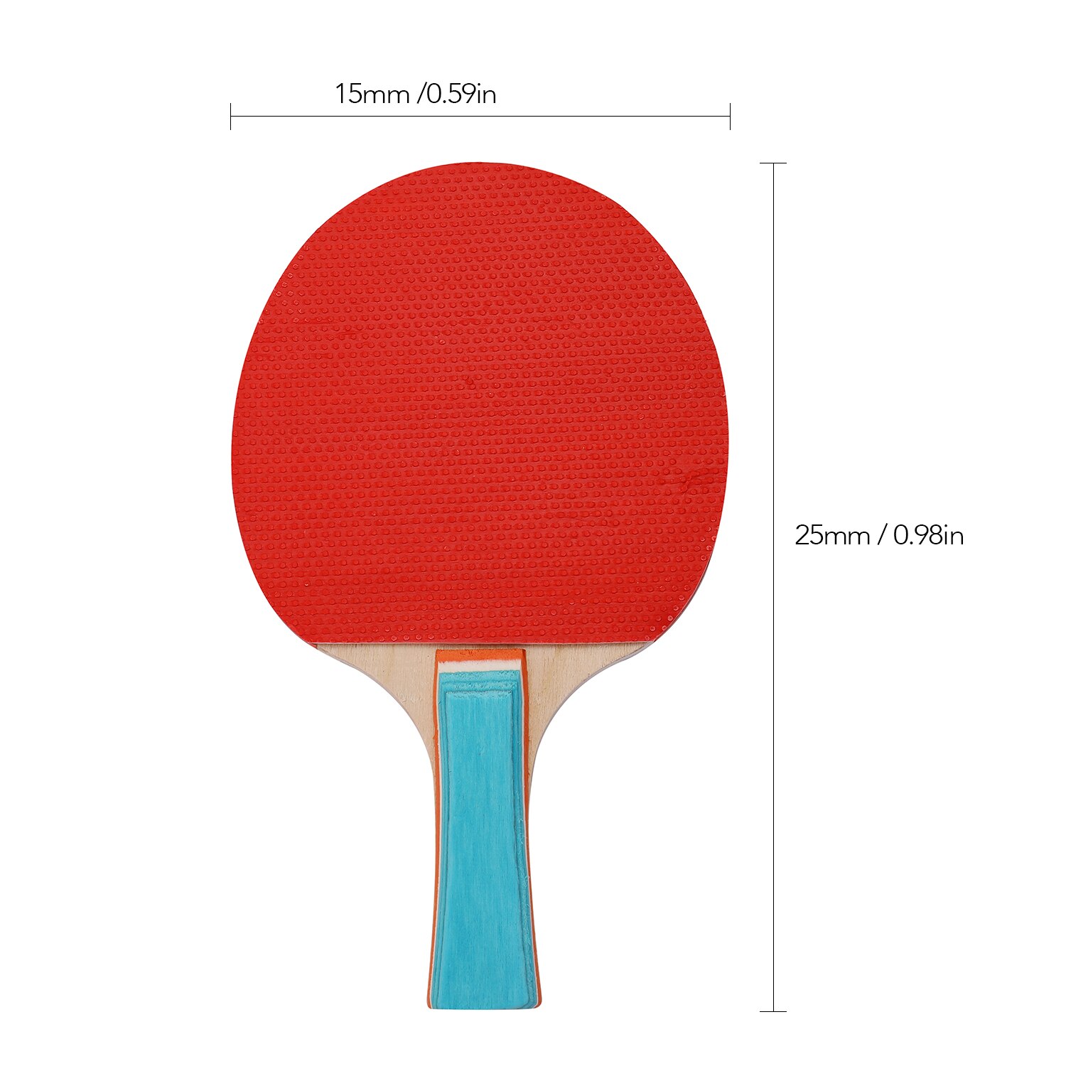 Lightweight Table Tennis Racket and Balls Set Powerful Short Handle Table Tennis Paddle Racket Kit Table Tennis Racket Sports