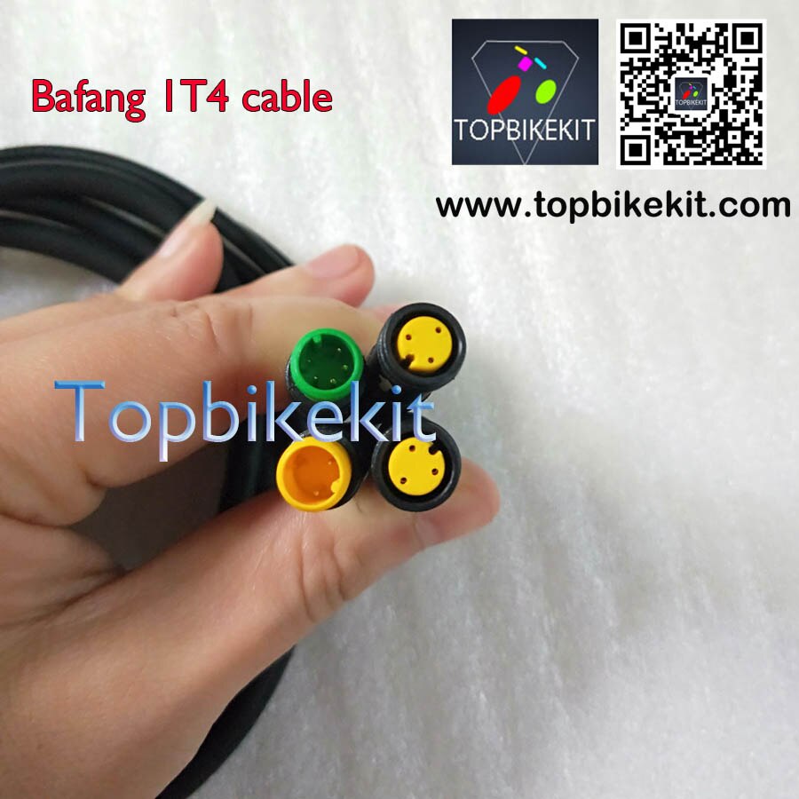 For 8Fun Bafang 1T4 extend cable mid drive bbs01 / bbs02 / bbs03/ BBSHD central motor with waterproof connector Higo