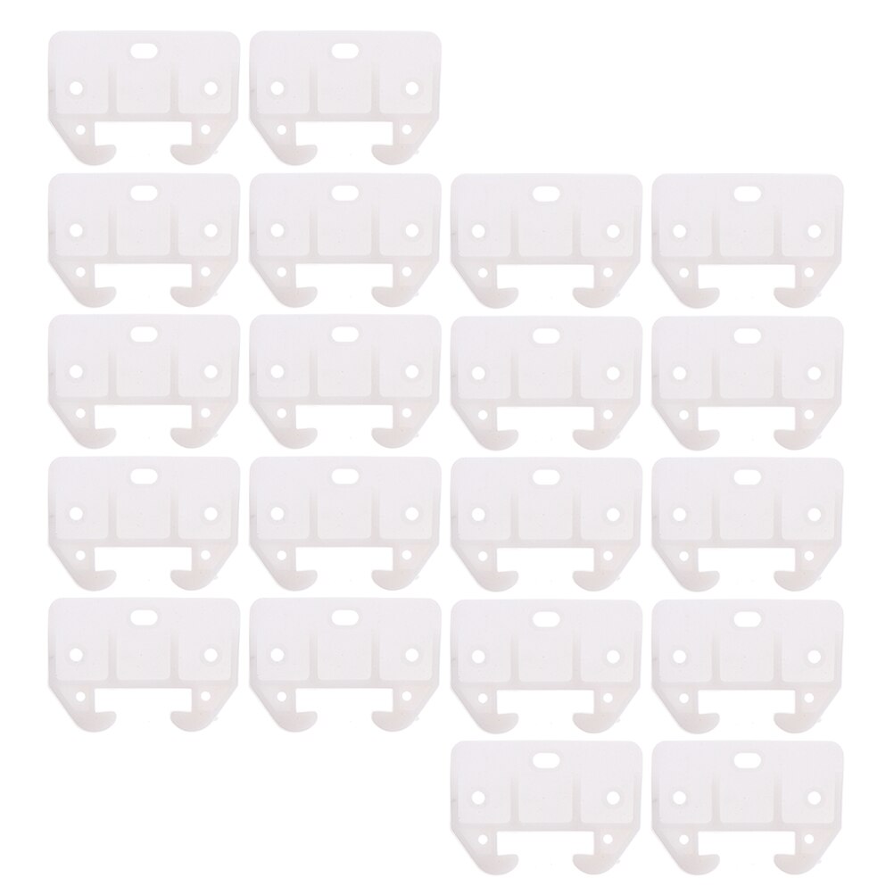 20pcs Drawer Guide Drawer Track Guide Durable Nice Light Safe Plastic Guide Guide Track Guide for Home