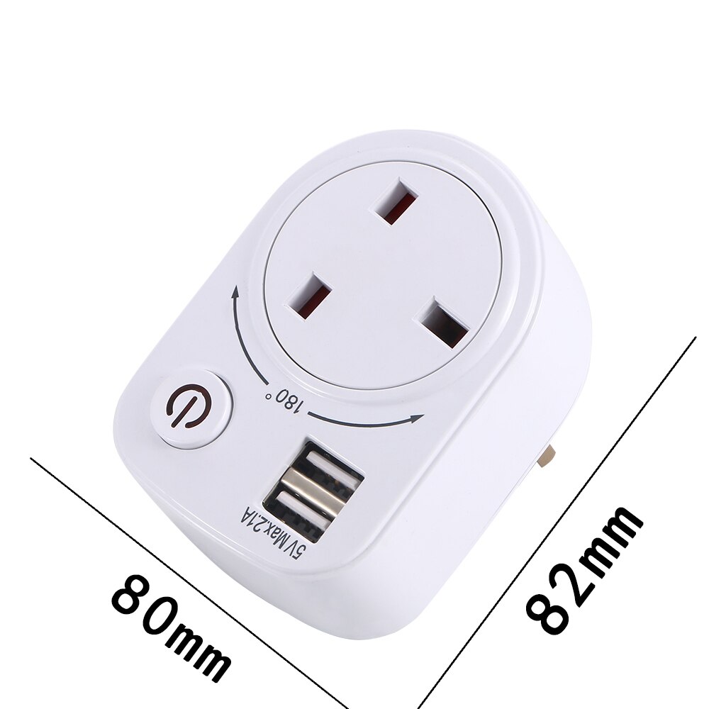 Adaptateur Mural Double USB 5V - Blanc Universel Pour Tous Tes Appareils