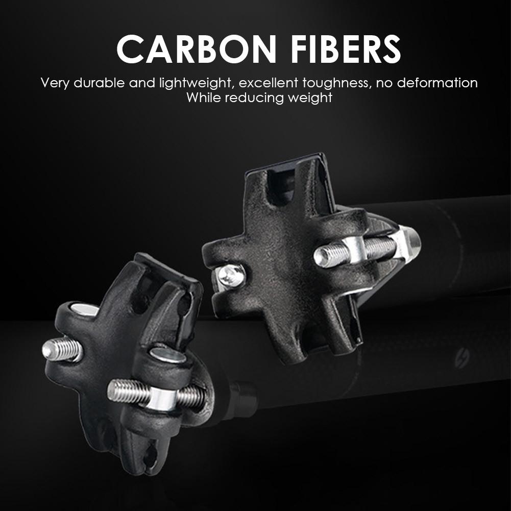 27.2Mm/30.8Mm/31.6Mm 3K Full Carbon Zadelpen Verstelbare Fietsonderdelen Superlight Mtb Road fiets Fietsen Zadelpen