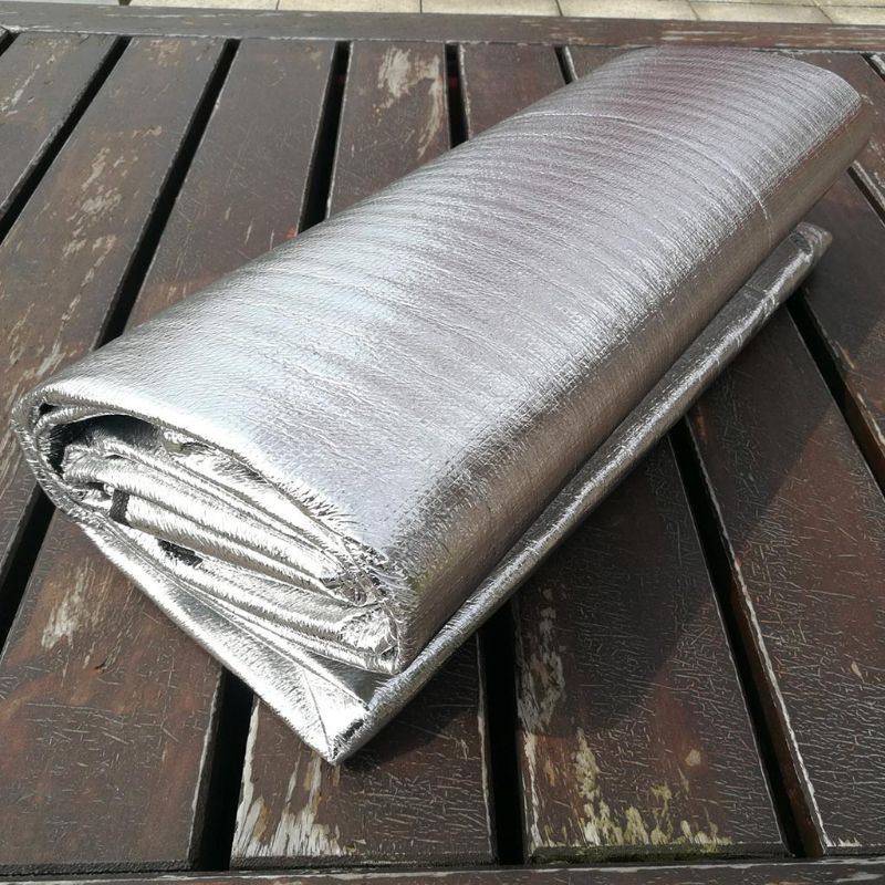 1pc campingmatta tältmadrass vattentät aluminiumfolie vikbar eva picknick stranddyna