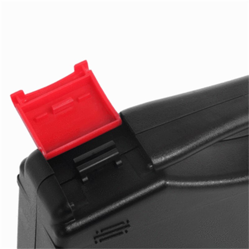 CHKJ Tool Box Hardware Tool Kit Instrument Protection Box Multi-Specification Packing Box Black PP Suitcase